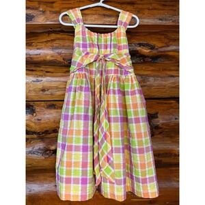 Bonnie Jean Pastel‎ Plaid Sundress Size 5